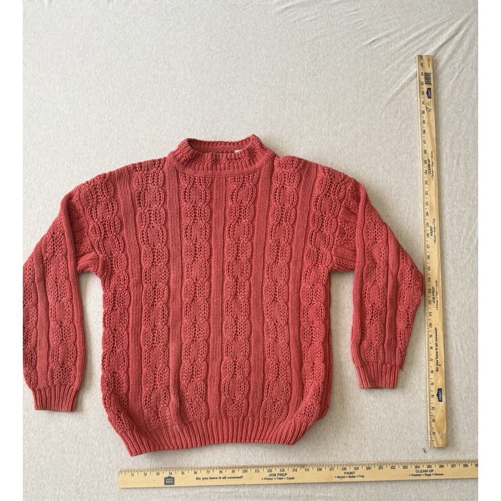 Maggie Lawrence Sport Collection Woman's Red Knit Sweater